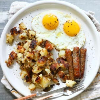 Two Eggs with Meat